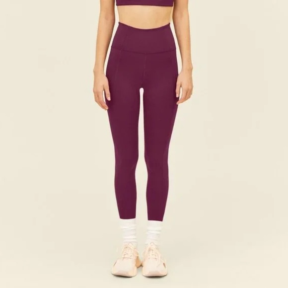 Girlfriend Collective Compressive High-Rise Legging in Plum XS - Picture 1 of 10